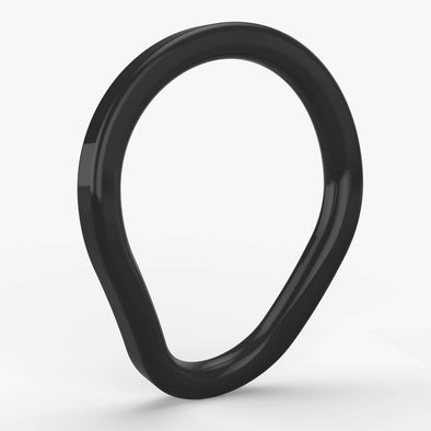 Primal:Spark Cock Ring in Glossy Black Stainless Steel