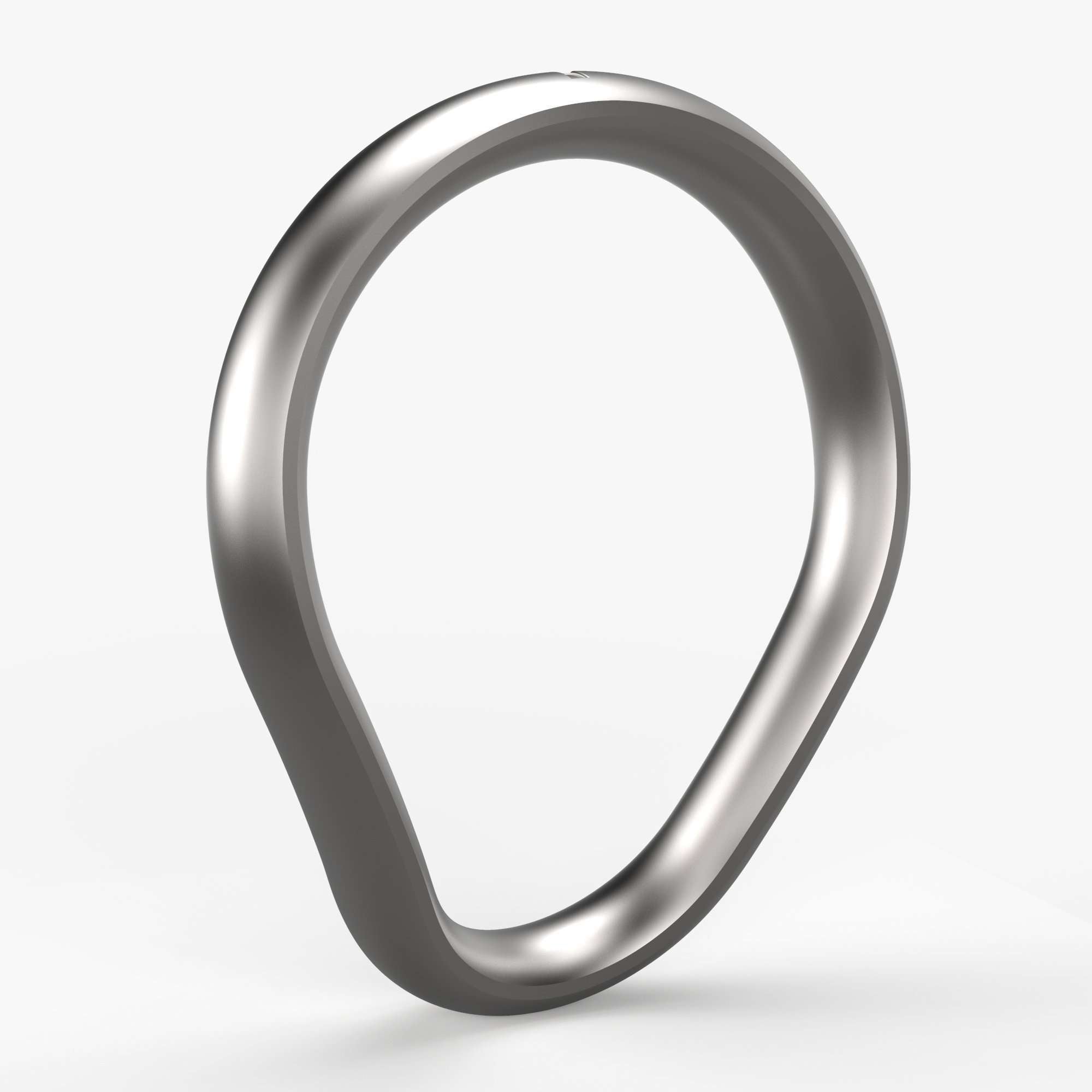 Primal:Fusion Matte Stainless Steel Cock Ring Primal Rings Primal:Fusion Matte Stainless Steel Cock Ring Primal Rings