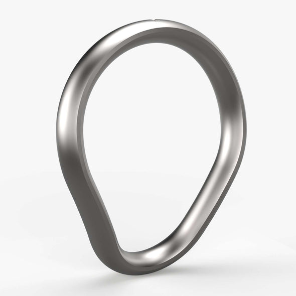 Primal:Fusion Cock Ring in Matte Stainless Steel